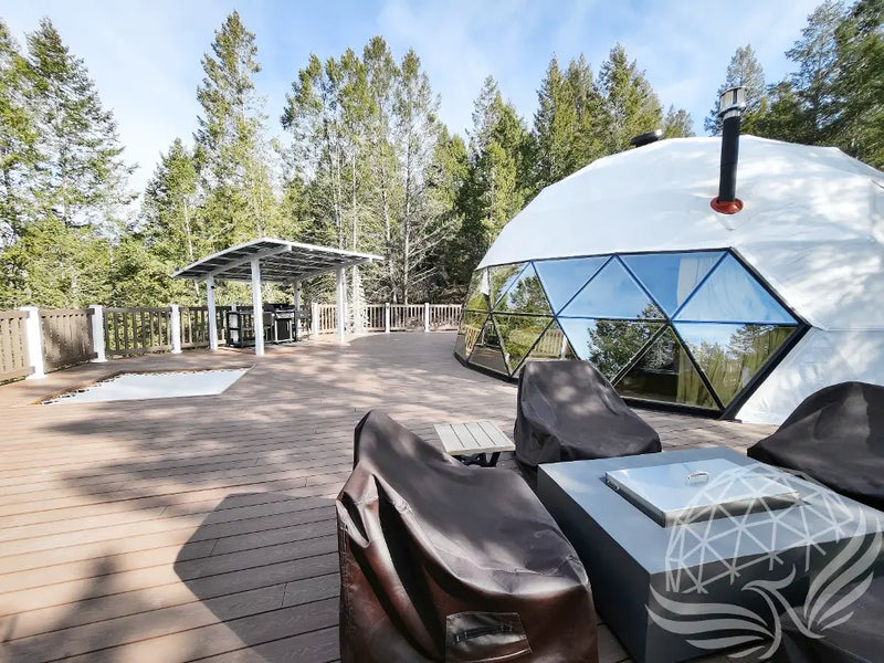 Hybrid PVC & Glass Domes