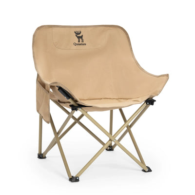 Folding Carbon Steel Camping Chair - Adult & Kid Sizes