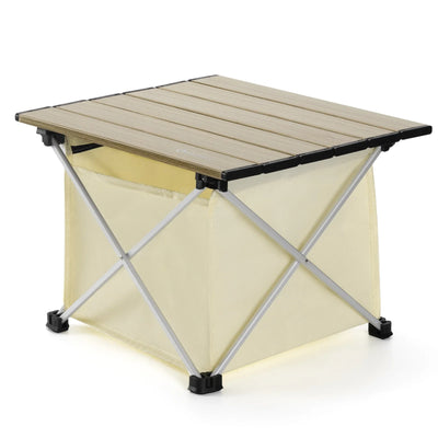 Lightweight Foldable Aluminum Table with Storage Bag